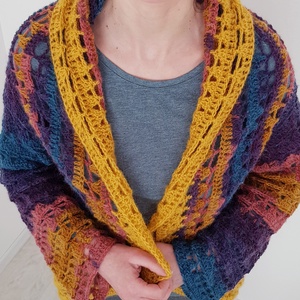 Cardigan circular crosetat, Imbracaminte si moda, Haine dama, Hanorace, cardigane, Crosetat, ARTYNOS