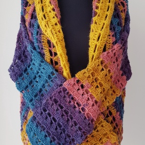 Cardigan circular crosetat - îmbrăcăminte și modă - haine damă - hanorace, cardigane - Artynos.ro