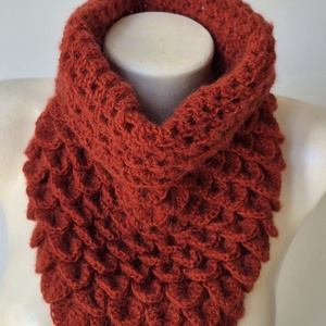 Fular circular crosetat - îmbrăcăminte și modă - eșarfe, pălării, fularuri - eșarfe - Artynos.ro