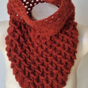 Fular circular crosetat - îmbrăcăminte și modă - eșarfe, pălării, fularuri - eșarfe - Artynos.ro