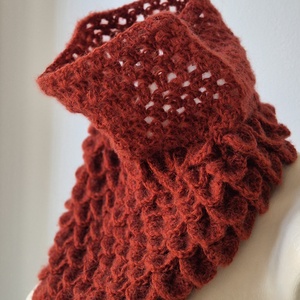 Fular circular crosetat - îmbrăcăminte și modă - eșarfe, pălării, fularuri - eșarfe - Artynos.ro