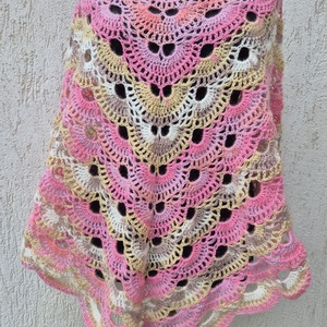 Sal triunghiular crosetat, Imbracaminte si moda, Esarfe, palarii, fularuri, Esarfe, Crosetat, ARTYNOS