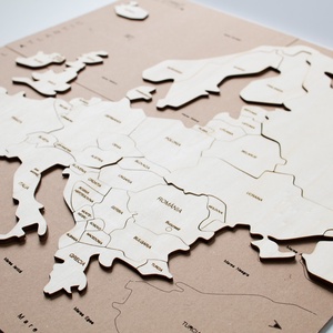 HARTA EUROPA + STEAGURI EUROPA, Jucarii si echipamente pentru copii, Jocuri de gandire, Jocuri educative, Prelucrarea lemnului, ARTYNOS