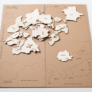 HARTA EUROPA + STEAGURI EUROPA - jucării și echipamente pentru copii - jocuri de gândire - jocuri educative - Artynos.ro