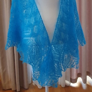 Sal tricotat turcoaz  - Artynos.ro