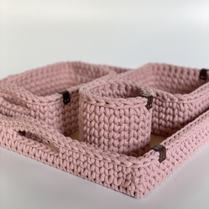 Coș pentru copii, set de depozitare - pulbere -  - Artynos.ro