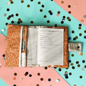 Copertă mică pentru cărți de sănătate cu buzunare pentru documente - Variații de culoare - genți și portofele - genți de maternitate - Artynos.ro