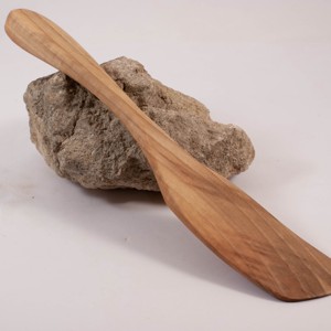 spatulă de lemn pentru stângaci, lingură -  - Artynos.ro