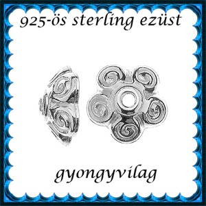 Accesorii pentru bijuterii din argint 925: capace pentru margele EGYK 16 1buc/ pachet 9,6mm, , , ARTYNOS