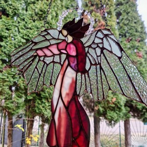 Arhanghel de cristal de dimensiuni mari - Artynos.ro