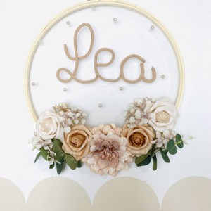 Decor de perete floral personalizat - girly, , , ARTYNOS