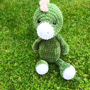Dini, dinozaur de plus amigurumi, , , ARTYNOS