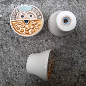 Mânere și butoane de mânere de mobilă bufniță rotundă  - casă & stil de viață - mobilier artizanal - mânere și butoane de mânere de mobilă - Artynos.ro
