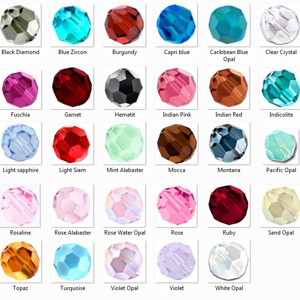 Swarovski cristal bead: SW5000-3 sfera 3mm în mai multe culori -  - Artynos.ro