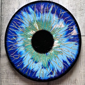 Tablou - model Iris, Arte vizuale si accesorii , Picturi, Pictura acrilica, , ARTYNOS