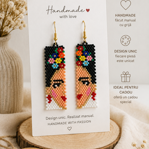 Cercei Frida Kahlo - Artynos.ro