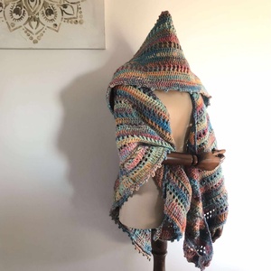 Bohemian Dream Hooded Shawl, Îmbrăcăminte și modă, Eșarfe, pălării, fularuri, Șaluri, , ARTYNOS