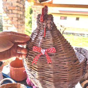 Găina depozitare ouă țesute din hârtie - casă & stil de viață - materiale de depozitare și sortare - coșuri depozitare - Artynos.ro