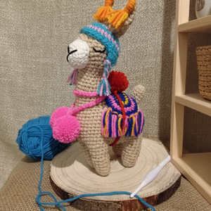 Blondie, mica alpaca, Jucarii si echipamente pentru copii, Plusuri, Lama si alpaca de plus , Crosetat, ARTYNOS