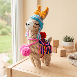 Blondie, mica alpaca, Jucarii si echipamente pentru copii, Plusuri, Lama si alpaca de plus , Crosetat, ARTYNOS