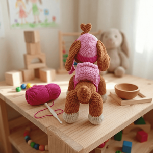 Paw Patrol-Skye croșetat figura - jucării și echipamente pentru copii - plușuri - personaje de basm din pluș - Artynos.ro