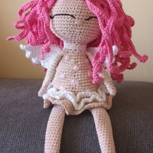 Ingerul pazitor, Jucarii si echipamente pentru copii, Plusuri, Papusa crosetata, papusa de plus, , ARTYNOS