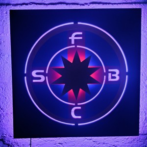 Pentru fanii Steaua! - perete mural iluminat - casă & stil de viață - accesorii pentru decorat casa - Artynos.ro