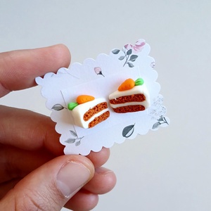 Cercei Carrot Cake - bijuterii - cercei - cercei și ornamente pentru urechi - Artynos.ro
