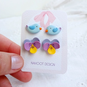 Set Cercei Birds, Bijuterii, Cercei, Cercei agățați, , ARTYNOS