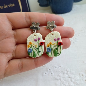 Cercei Flowers - bijuterii - cercei - cercei agățați - Artynos.ro