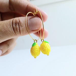 Cercei Lemons - bijuterii - cercei - cercei agățați - Artynos.ro
