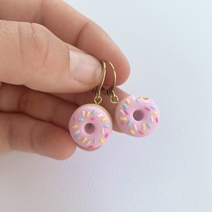 Cercei Pink Donuts - bijuterii - cercei - cercei candelabru - Artynos.ro