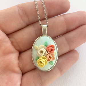 Colier Pastel - bijuterii - coliere - coliere cu pandantive - Artynos.ro