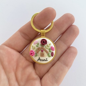 Breloc ACASA - geantă și husă - accesorii genți - breloc - Artynos.ro