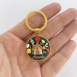 Breloc ACASA - geantă și husă - accesorii genți - breloc - Artynos.ro