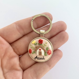 Breloc ACASA - geantă și husă - accesorii genți - breloc - Artynos.ro