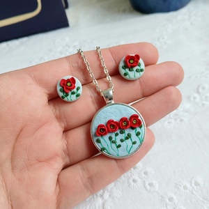 Set maci - bijuterii - cercei - cercei agățați - Artynos.ro