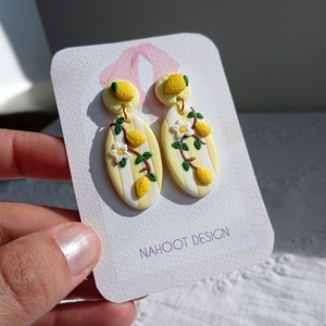 Cercei Lemons - bijuterii - cercei - cercei agățați - Artynos.ro