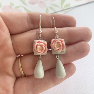 Cercei Roses - bijuterii - cercei - cercei candelabru - Artynos.ro