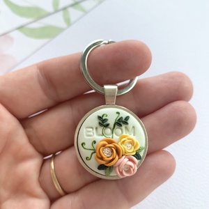 Breloc BLOOM - geantă și husă - accesorii genți - breloc - Artynos.ro