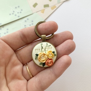 Breloc BLOOM - geantă și husă - accesorii genți - breloc - Artynos.ro