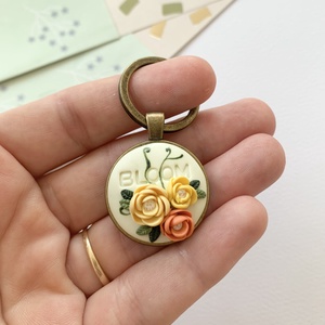 Breloc BLOOM - geantă și husă - accesorii genți - breloc - Artynos.ro