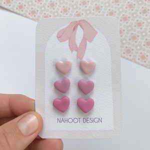 Set cercei Hearts - bijuterii - cercei - cercei agățați - Artynos.ro