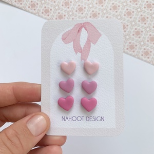 Set cercei Hearts - bijuterii - cercei - cercei agățați - Artynos.ro