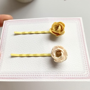 Set 2 agrafe Flowers, Imbracaminte si moda, Accesorii par, Banda de par si agrafe par, , ARTYNOS
