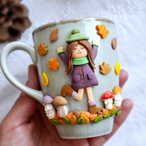 Accesoriu Fall Mug - accesorii de crăciun - cadou tematic de moș crăciun, decorațiuni - cadouri de moș crăciun - Artynos.ro