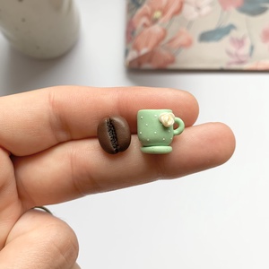 Cercei Coffee Lover, Bijuterii, Cercei cu figurine, Cercei, , ARTYNOS