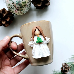 Accesoriu Angel Mug - crăciun - cadouri de moș crăciun - cadouri de moș crăciun - Artynos.ro