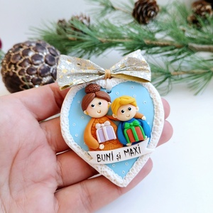 Decorațiune personalizată - crăciun - cadouri de moș crăciun - cadouri de moș crăciun - Artynos.ro