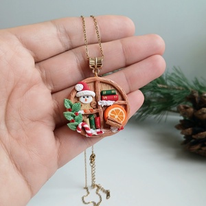 Colier Craciun - crăciun - cadouri de moș crăciun - cadouri de moș crăciun - Artynos.ro